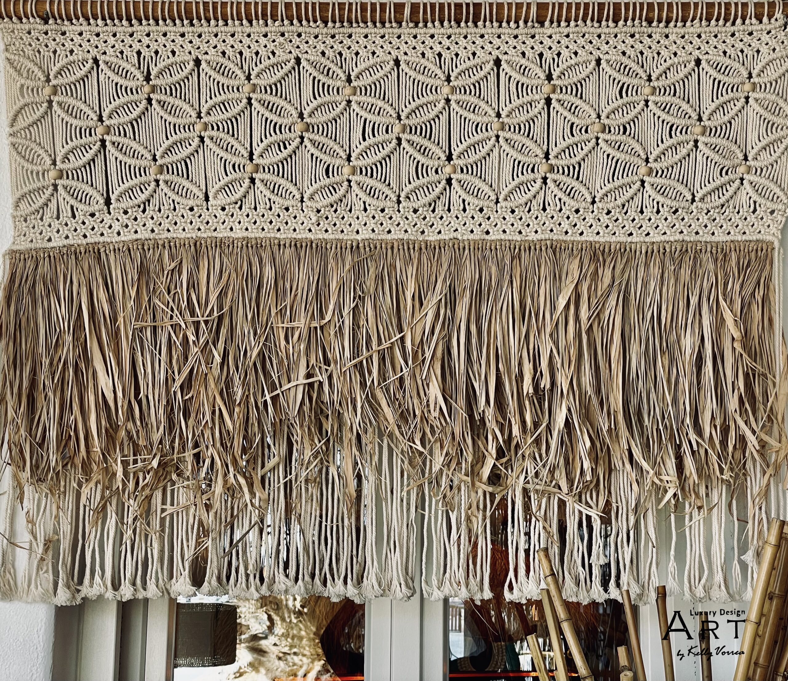 Macrame and cotton ropes workshop in chora Mykonos by Kelly Vorrea