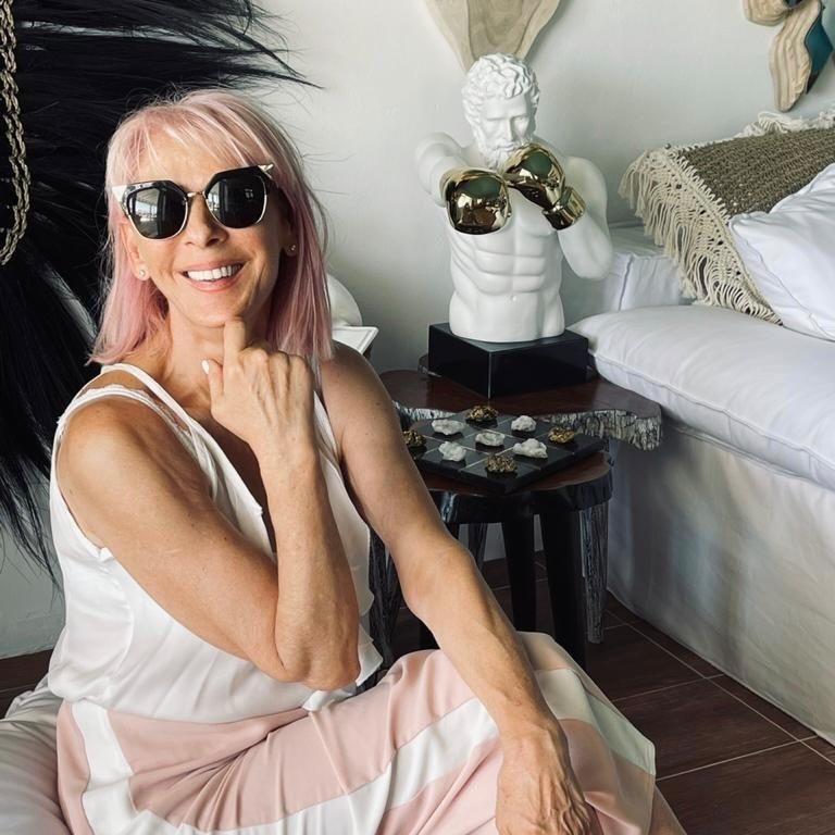Kelly Vorrea art luxury interior designer in chora Mykonos